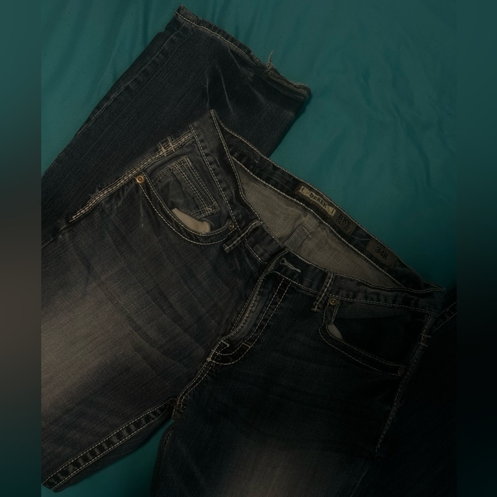 Dark Blue Denim Jeans